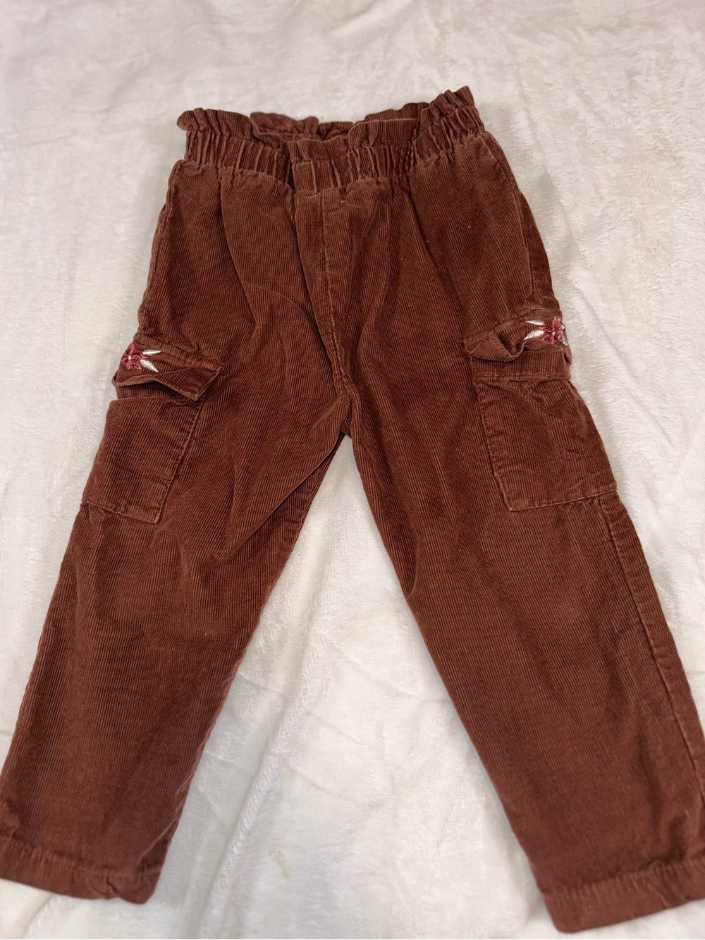 18M Brown Corduroy Cargo Pants
